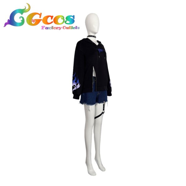 画像2: プロジェクトセカイ カラフルステージ! feat. 初音ミク 小豆沢こはね Bright flame 相応しくあれるように コスプレ衣装 (2)