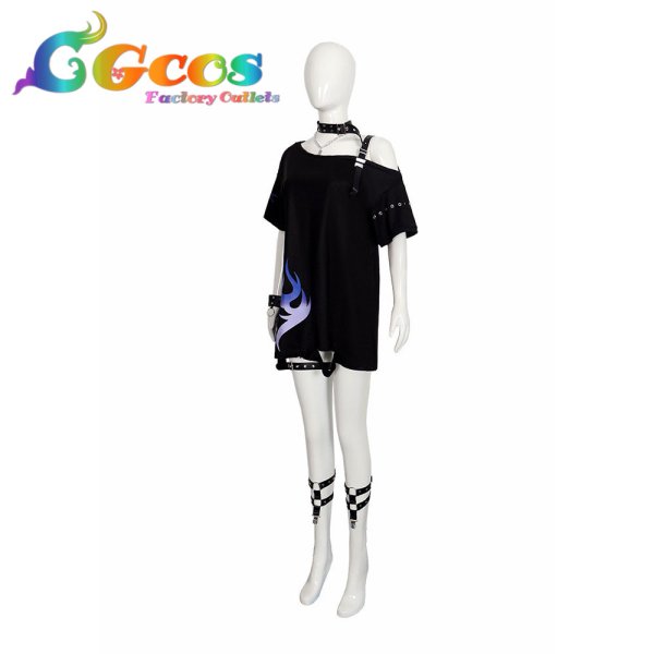 画像3: プロジェクトセカイ カラフルステージ! feat. 初音ミク 白石杏 Yearning flame 目指せ、英語マスター! コスプレ衣装 (3)