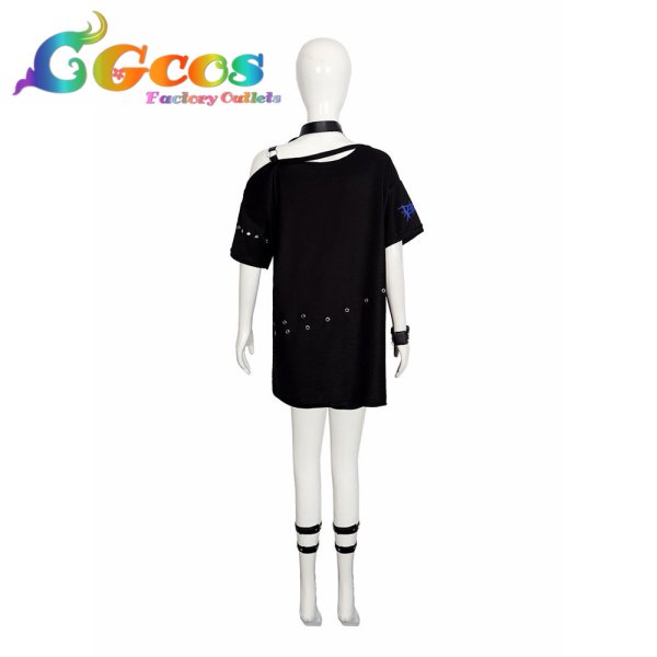 画像4: プロジェクトセカイ カラフルステージ! feat. 初音ミク 白石杏 Yearning flame 目指せ、英語マスター! コスプレ衣装 (4)