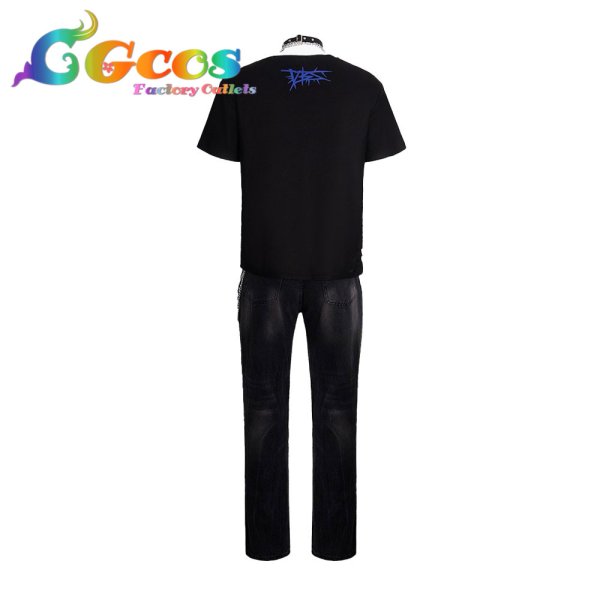 画像4: プロジェクトセカイ カラフルステージ! feat. 初音ミク 東雲彰人 Craving flame 燻る想い コスプレ衣装 (4)