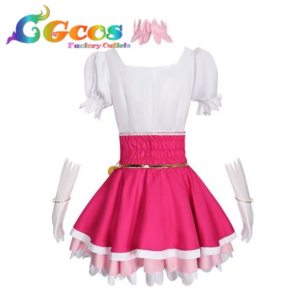 画像4: 魔法つかいプリキュア 朝日奈みらい(キュアミラクル) ダイヤ コスプレ衣装 (4)