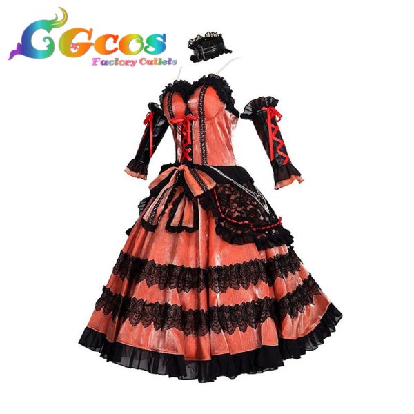 画像2: デート・ア・ライブ　時崎狂三　霊装　コスプレ衣装 (2)