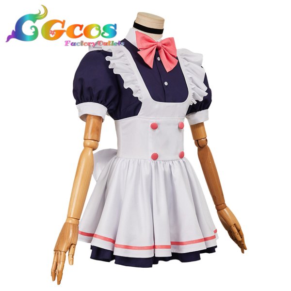 画像2: ダンダダン　綾瀬桃　メイド服　コスプレ衣装 (2)