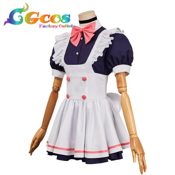 画像3: ダンダダン　綾瀬桃　メイド服　コスプレ衣装 (3)