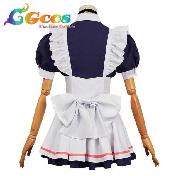 画像4: ダンダダン　綾瀬桃　メイド服　コスプレ衣装 (4)