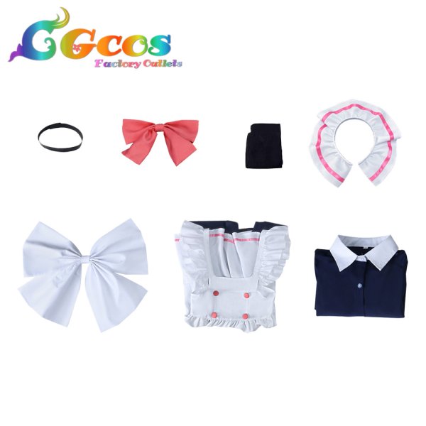 画像5: ダンダダン　綾瀬桃　メイド服　コスプレ衣装 (5)