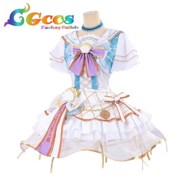 画像2: ラブライブ！サンシャイン!!　小原鞠莉　ラグジュアリークルーズ編 反撃開始！　コスプレ衣装 (2)