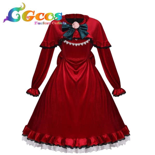 画像1: ローゼンメイデン　真紅　ドレス(標準)　コスプレ衣装 (1)