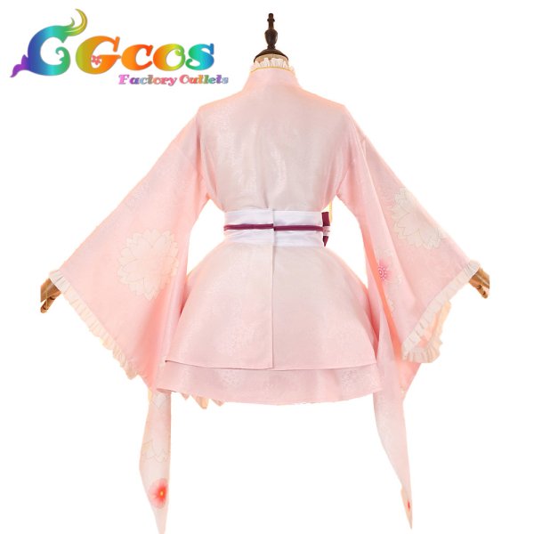 画像4: ラブライブ！サンシャイン!!　津島善子　桜和装　コスプレ衣装 (4)