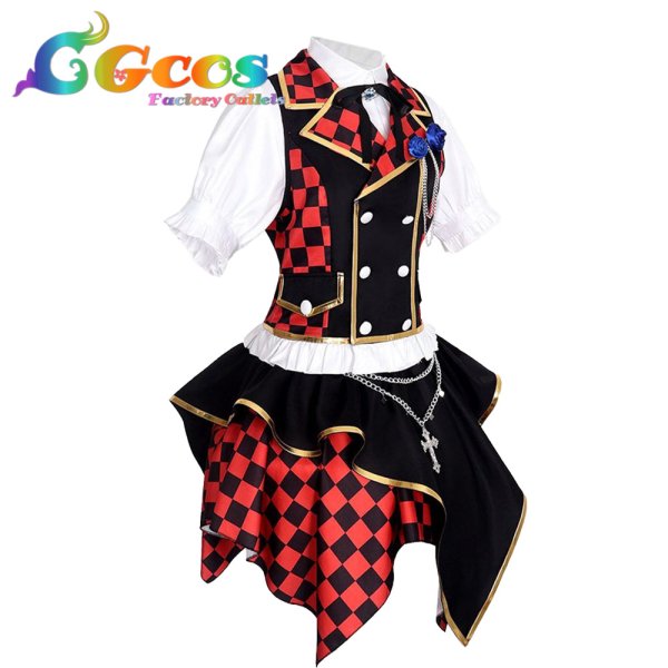 画像2: アイカツ!　藤堂ユリカ　ブロックチェック　コスプレ衣装 (2)