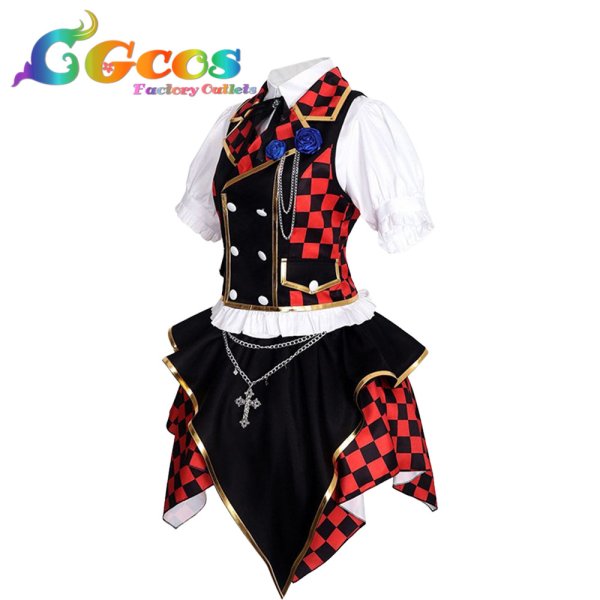 画像3: アイカツ!　藤堂ユリカ　ブロックチェック　コスプレ衣装 (3)