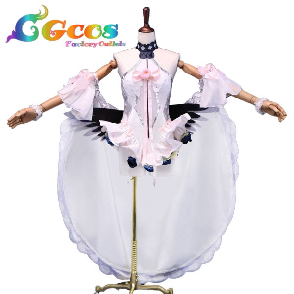 画像1: ブルーアーカイブ　下江コハル　純白誓約　コスプレ衣装 (1)