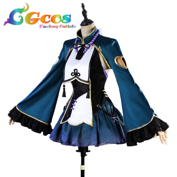 画像2: VOCALOID　初音ミク　キョンシーVer.　コスプレ衣装 (2)