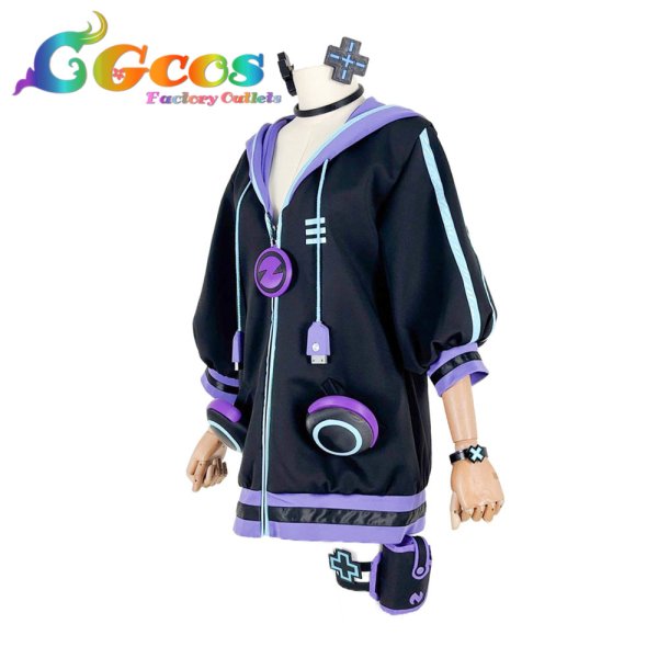 画像2: 神次元ゲイム ネプテューヌ　ネプテューヌ　コスプレ衣装 (2)