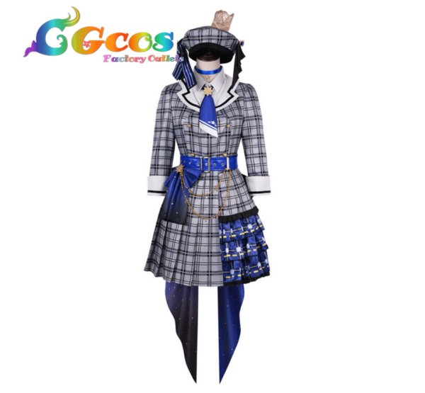 画像1: バーチャルYouTuber　VTuber　星街すいせい　 通常衣装　コスプレ衣装 (1)