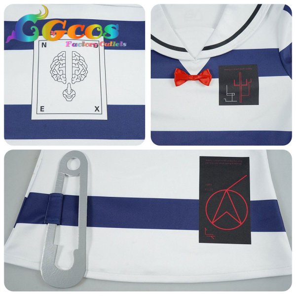 画像4: HUNDRED LINE -最終防衛学園-（ハンドレッドライン）　飴宮怠美　私服　コスプレ衣装 (4)