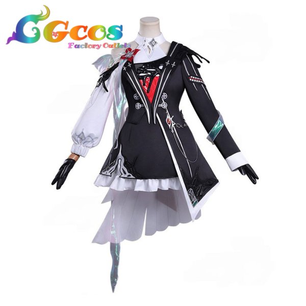 画像1: 崩壊：スターレイル　三月なのか　長夜月　コスプレ衣装 (1)