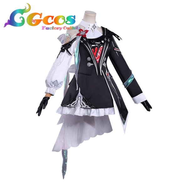 画像2: 崩壊：スターレイル　三月なのか　長夜月　コスプレ衣装 (2)