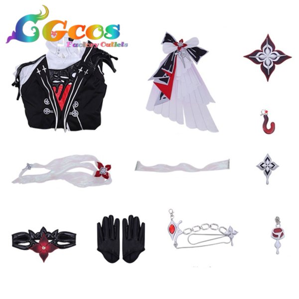 画像4: 崩壊：スターレイル　三月なのか　長夜月　コスプレ衣装 (4)