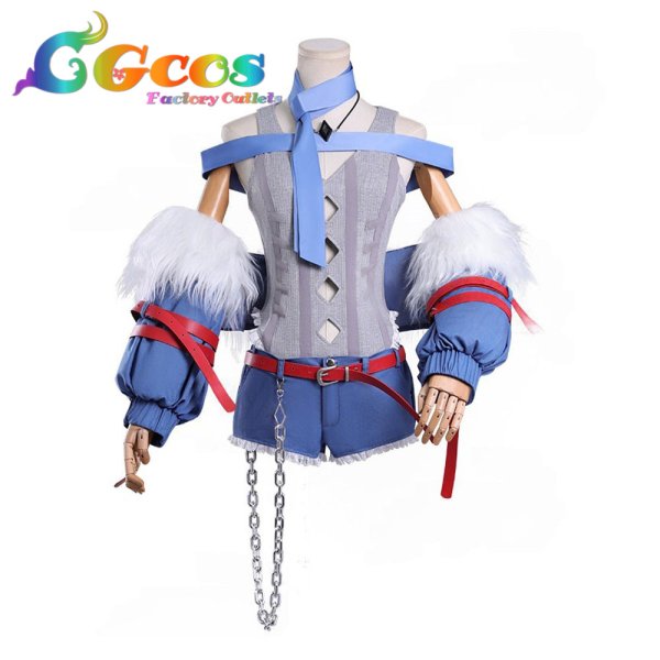 画像1: 新世紀エヴァンゲリオン　綾波レイ　ロックバンド　コスプレ衣装 (1)