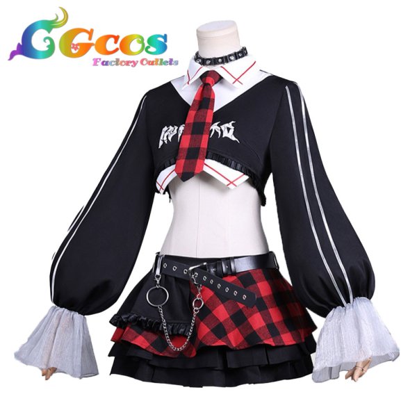 画像2: 新世紀エヴァンゲリオン　惣流・アスカ・ラングレー　ロックバンド　コスプレ衣装 (2)