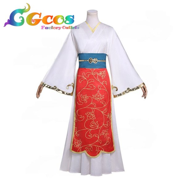 画像1: 薬屋のひとりごと　猫猫（マオマオ）　スイーツパラダイスコラボ　コスプレ衣装 (1)