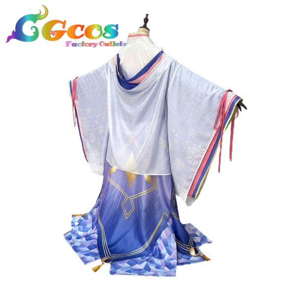 画像3: 本格幻想RPG 陰陽師　かぐや姫　京影武韻　コスプレ衣装 (3)
