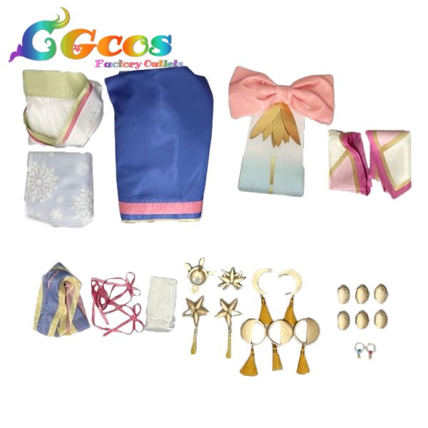 画像4: 本格幻想RPG 陰陽師　かぐや姫　京影武韻　コスプレ衣装 (4)