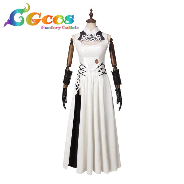 画像1: ファイナルファンタジーXIV　ヨルハ五一式軍装　スノウホワイト　ニーアコラボ　コスプレ衣装 (1)