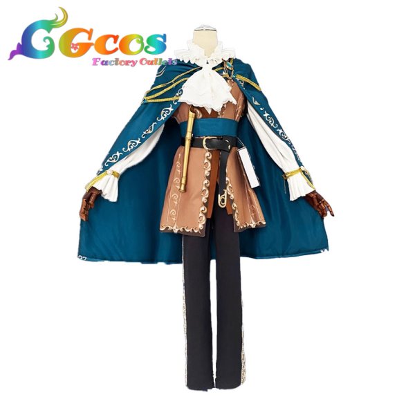 画像1: IdentityV 第五人格　教授(ルキノ・ドゥルギ)　吟遊詩人　コスプレ衣装 (1)