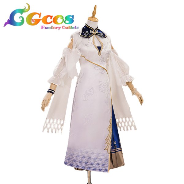 画像2: アークナイツ　寒芒クルース　長廊遊　コスプレ衣装 (2)