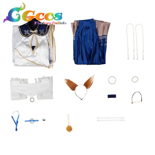 画像4: アークナイツ　寒芒クルース　長廊遊　コスプレ衣装 (4)