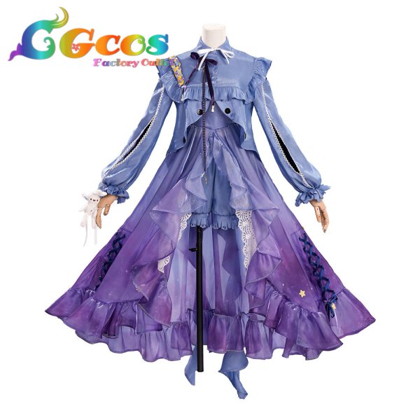 画像1: アークナイツ　クルース　星月漂流記　コスプレ衣装 (1)