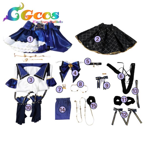 画像4: ラブライブ! School idol project　PE＋(パラレルエネルギープラス)　園田海未　高坂穂乃果　南ことり　西木野真姫　星空凛　小泉花陽　絢瀬絵里　矢澤にこ　東條希　コスプレ衣装 (4)