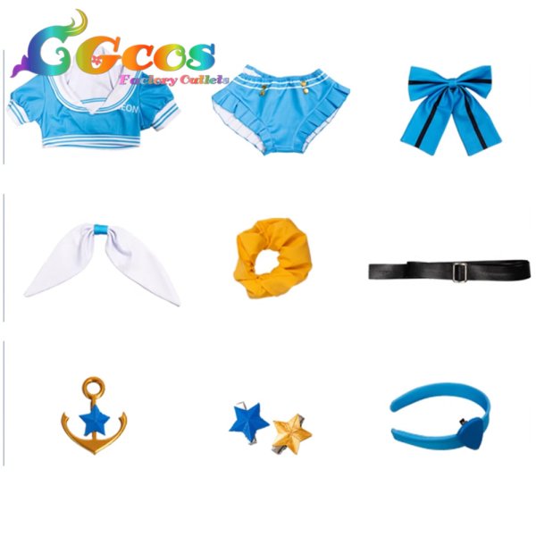 画像4: 勝利の女神：NIKKE　ネオン　夏の夜の幽霊船探検ファイル　コスプレ衣装 (4)