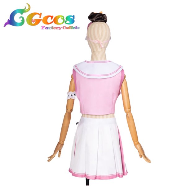 画像3: ブルーアーカイブ　聖園ミカ　チアガール　コスプレ衣装 (3)