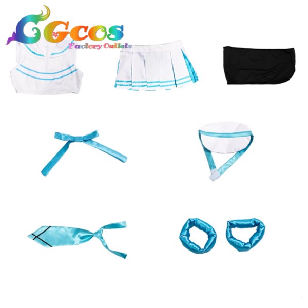 画像4: ブルーアーカイブ　小鳥遊ホシノ　チアガール　コスプレ衣装 (4)