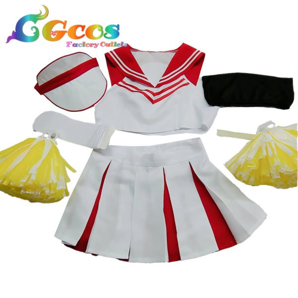 画像4: ブルーアーカイブ　春原ココナ　チアガール　コスプレ衣装 (4)