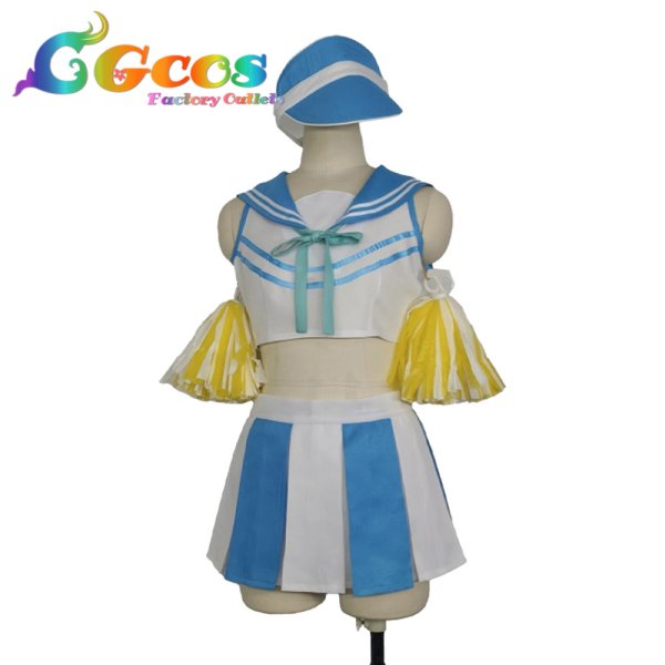 画像1: ブルーアーカイブ　伊落マリー　チアガール　コスプレ衣装 (1)