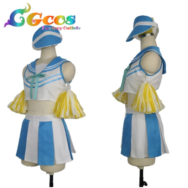 画像2: ブルーアーカイブ　伊落マリー　チアガール　コスプレ衣装 (2)