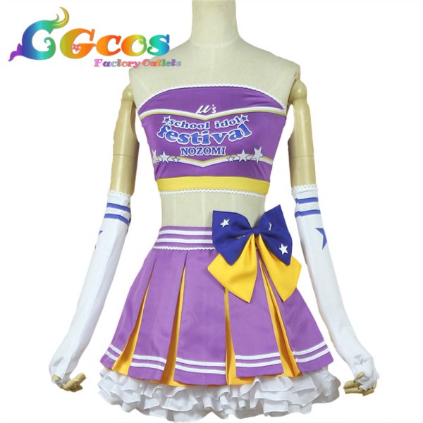 画像1: ラブライブ! School idol project　チアガールver.　矢澤にこ　南ことり　東條希　西木野真姫　絢瀬絵里　小泉花陽　星空凛　園田海未　高坂穂乃果　コスプレ衣装 (1)