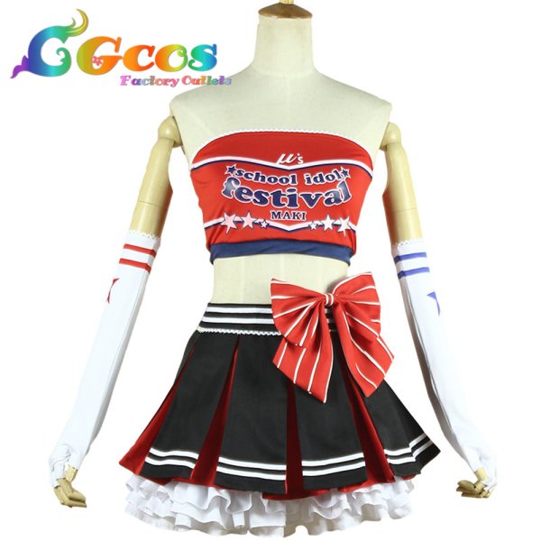 画像11: ラブライブ! School idol project　チアガールver.　矢澤にこ　南ことり　東條希　西木野真姫　絢瀬絵里　小泉花陽　星空凛　園田海未　高坂穂乃果　コスプレ衣装 (11)