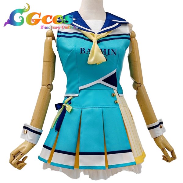 画像1: ラブライブ! School idol project　チアガール編　矢澤にこ　南ことり　東條希　西木野真姫　絢瀬絵里　小泉花陽　星空凛　園田海未　高坂穂乃果　コスプレ衣装 (1)