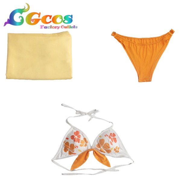 画像4: ブルーアーカイブ　槌永ヒヨリ　水着　コスプレ衣装 (4)