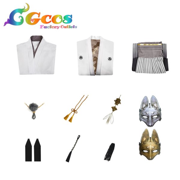 画像5: サイレントヒルf　狐面の男　コスプレ衣装 (5)