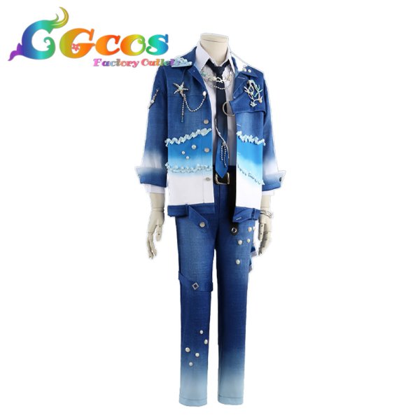 画像2: あんさんぶるスターズ！　Deep into you　遊木真　深海奏汰　巴日和　乙狩アドニス　神崎颯馬　月永レオ　青葉つむぎ　コスプレ衣装 (2)