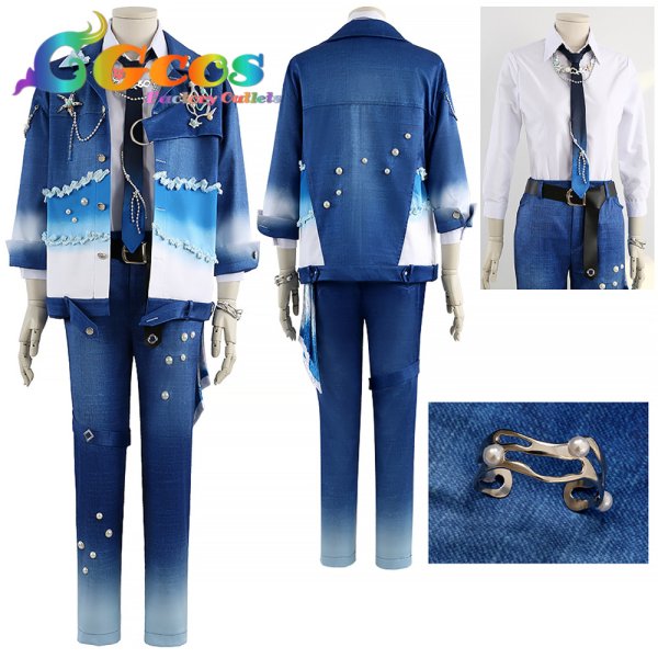 画像5: あんさんぶるスターズ！　Deep into you　遊木真　深海奏汰　巴日和　乙狩アドニス　神崎颯馬　月永レオ　青葉つむぎ　コスプレ衣装 (5)