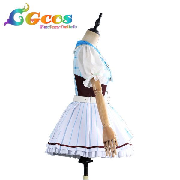 画像2: ラブライブ！サンシャイン!!　Aqours　15th Anniversary　渡辺曜　高海千歌　国木田花丸　黒澤ダイヤ　黒澤ルビィ　津島善子　松浦果南　小原鞠莉　桜内梨子　コスプレ衣装 (2)