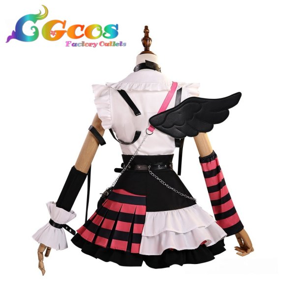 画像4: バーチャルYouTuber　VTuber　兎田ぺこら　ゴシック天使　コスプレ衣装 (4)