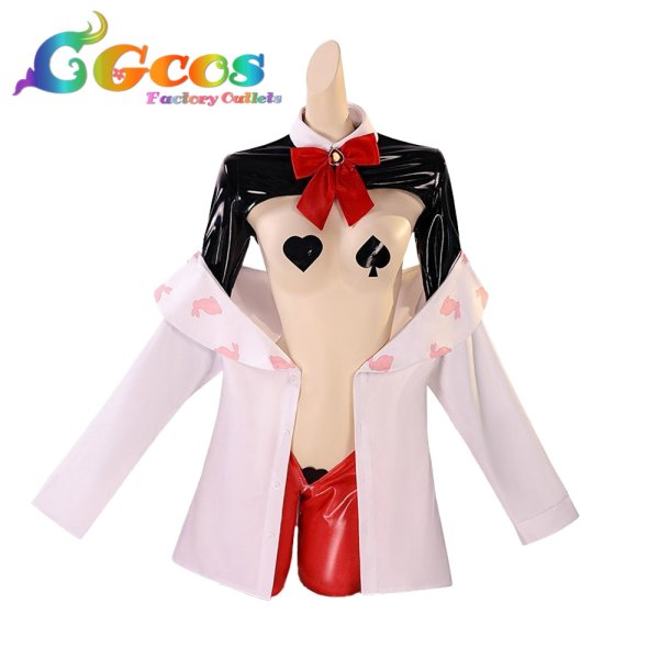 画像1: 勝利の女神：NIKKE　ルージュ　アンラッキーラビット　コスプレ衣装 (1)